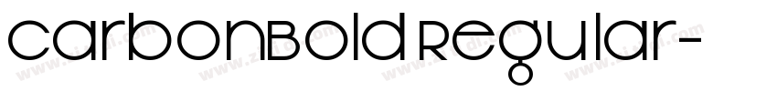 CarbonBold Regular字体转换